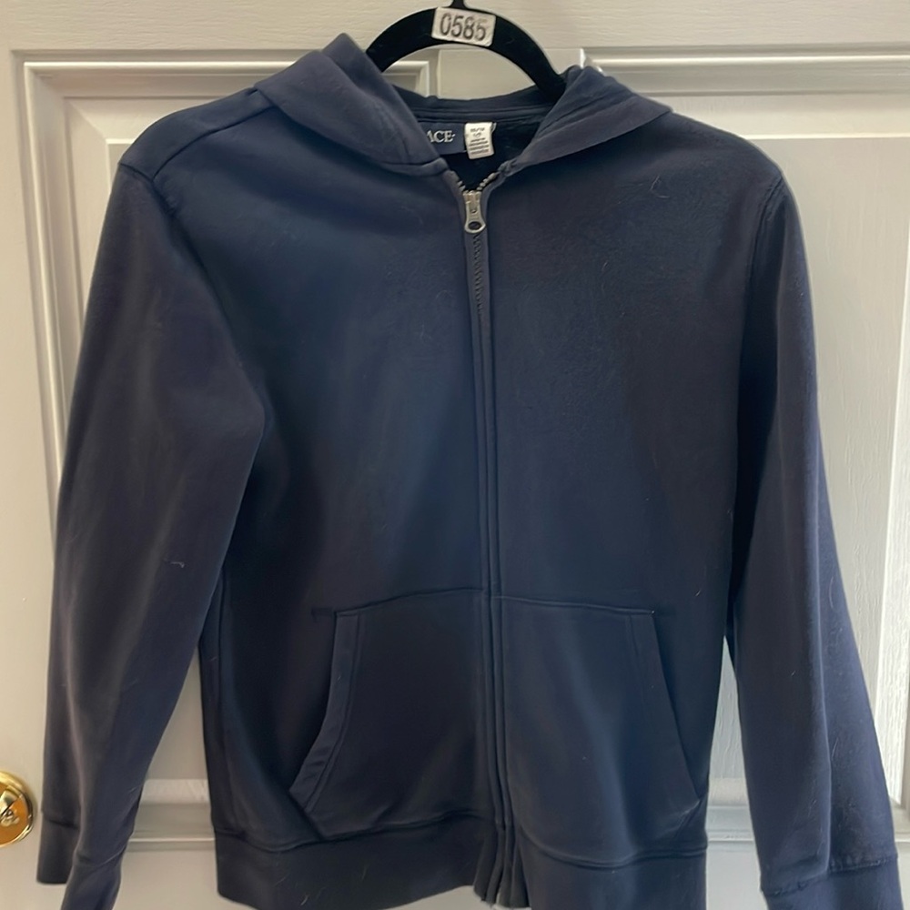 Children’s place navy blue zip up hoodie